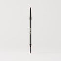 Light Brown | | A gel eyebrow pencil in shade Light Brown with a fine point tip and a spoolie brush at the other end, the packaging is predominantly silver in color.