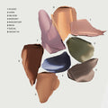 Master | | Solo Shadow Swatches  1. Studio, 2. VIper, 3. Nelson, 4. Midnight, 5. Midcentury, 6. Brun, 7. Social, 8. Vachetta
