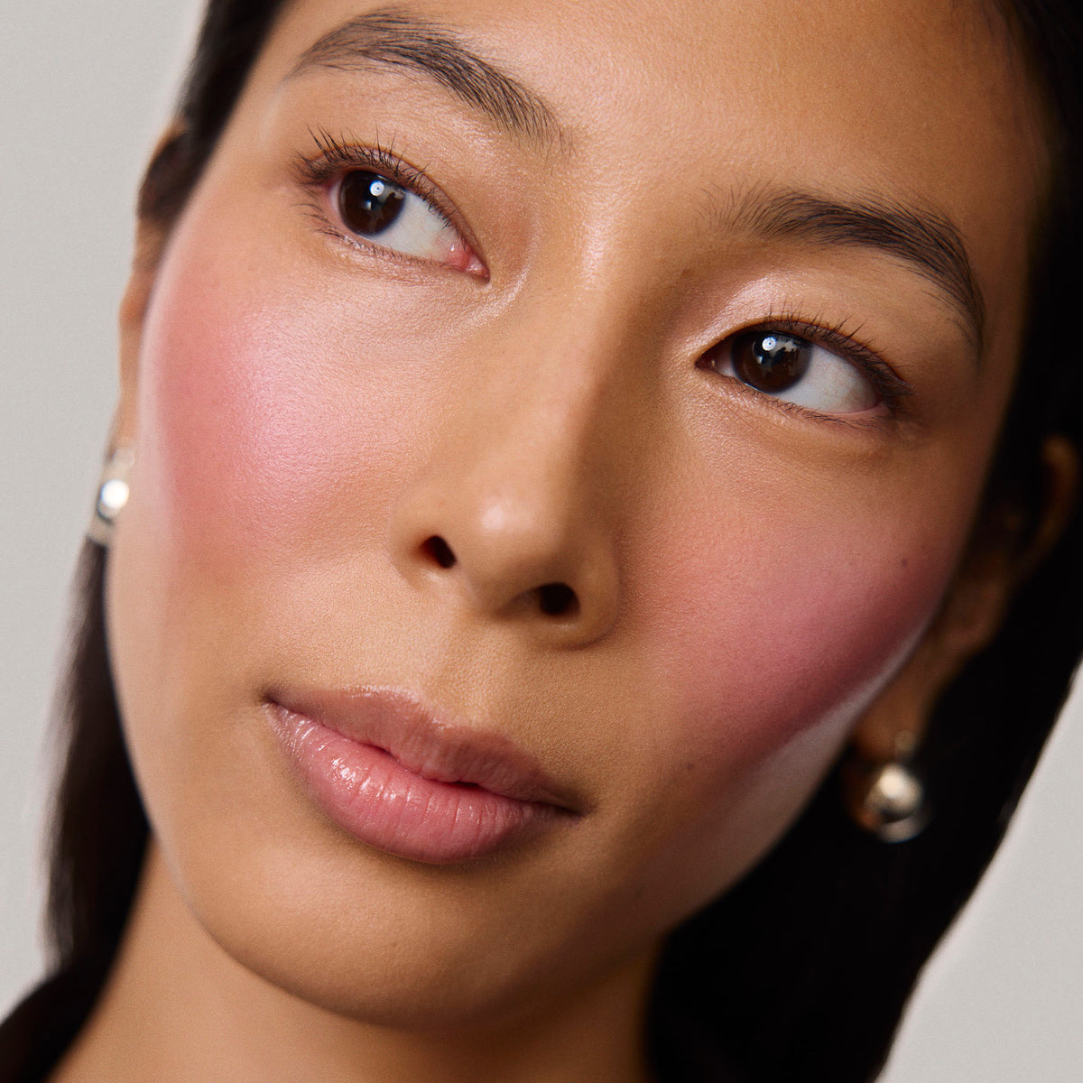 Master ||  Model is wearing Flush Balm in shade Cheeky.