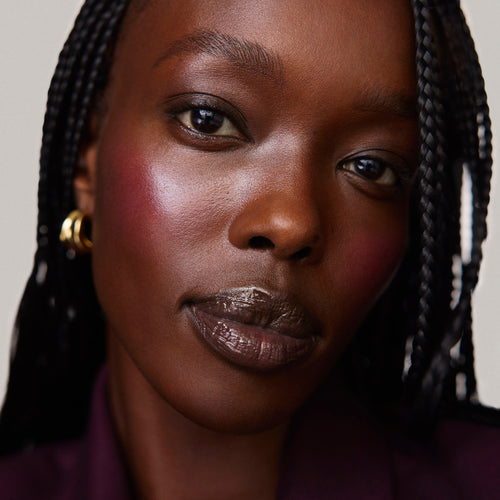 Master || Model is wearing Flush Balm in shade Le Bonbon.