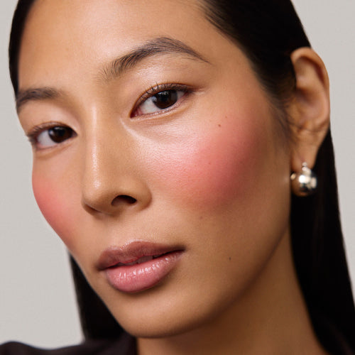 Master || Model is wearing Flush Balm in shade Le Bonbon.