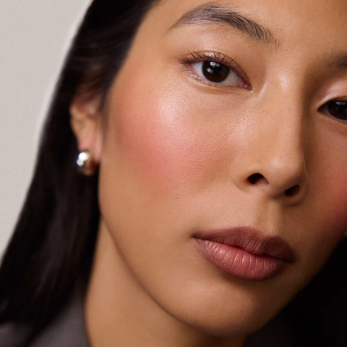 Master ||  Model is wearing Flush Balm in shade Lustiano.