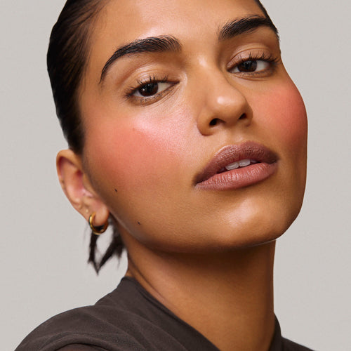 Master ||  Model is wearing Flush Balm in shade Lustiano.