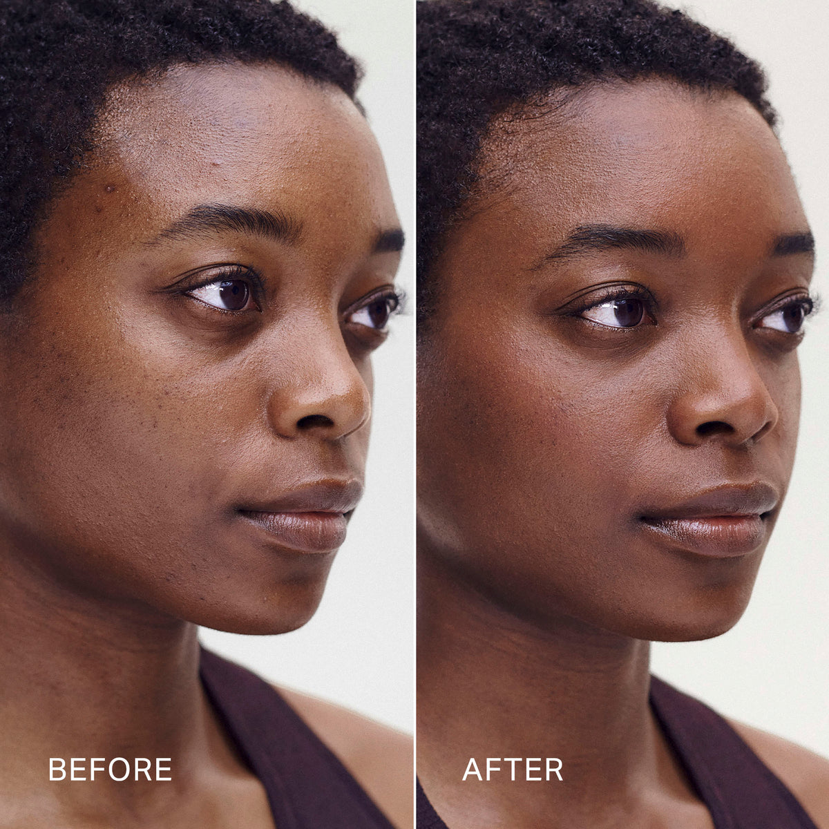 Master || Sepia Before, After on model.